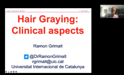 Charla para la European Hair Research Society (EHRS) sobre el significado de las canas